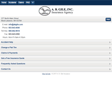 Tablet Screenshot of abgile.com